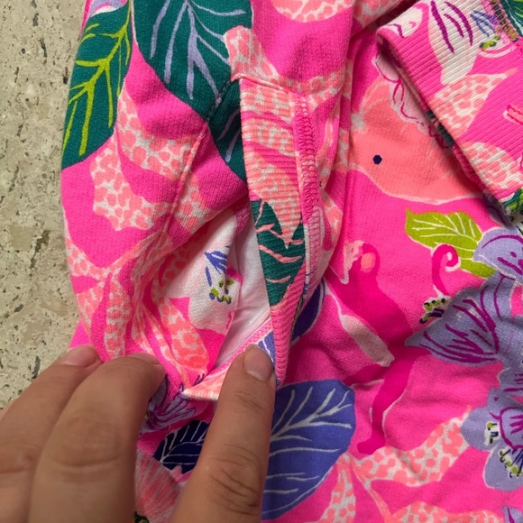 Lilly Pulitzer Best Of Friends MINI BEACH COMBER DRESS Pink Isle Girl XL 12-14 - Picture 4 of 5